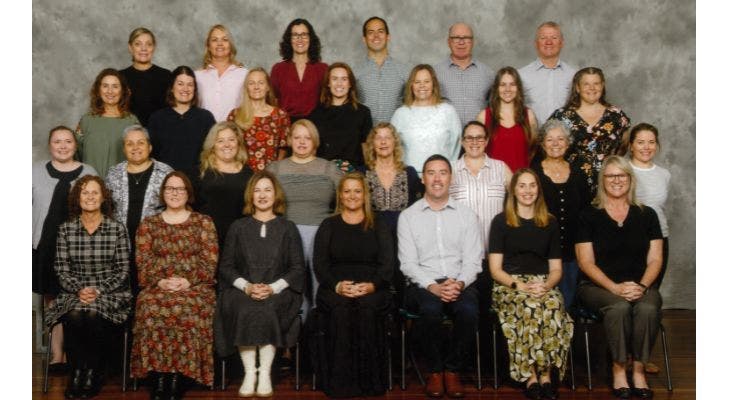 photo of our staff taken on school photo day